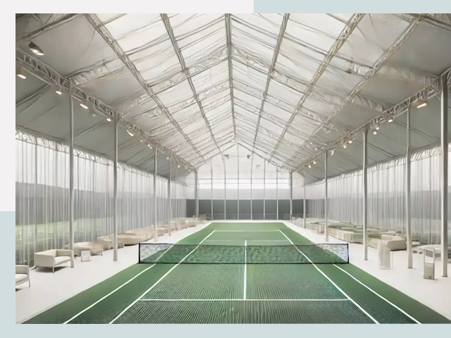 Строительство теннисных кортов в Курске