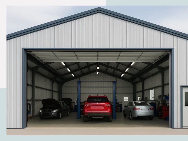 Ангары из сэндвич панелей от 625 руб. в Курск