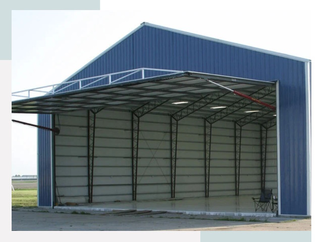 Прямо стенные ангары в Курске