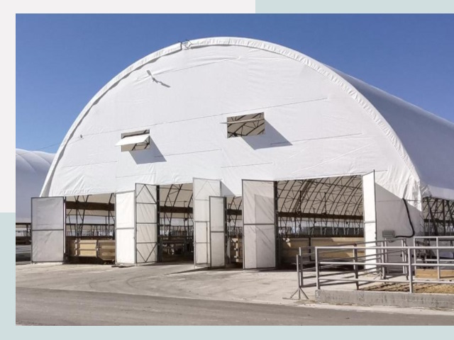 Тентовые ангары по цене 625 руб. в Курск