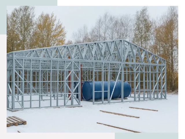 Металлические ангары в Курске