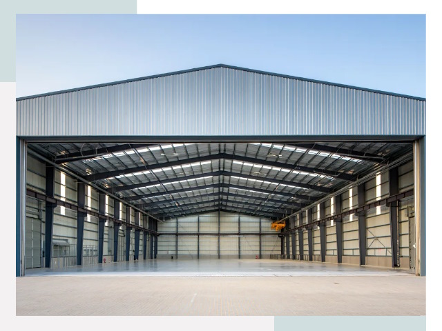 Большие ангары в Курске