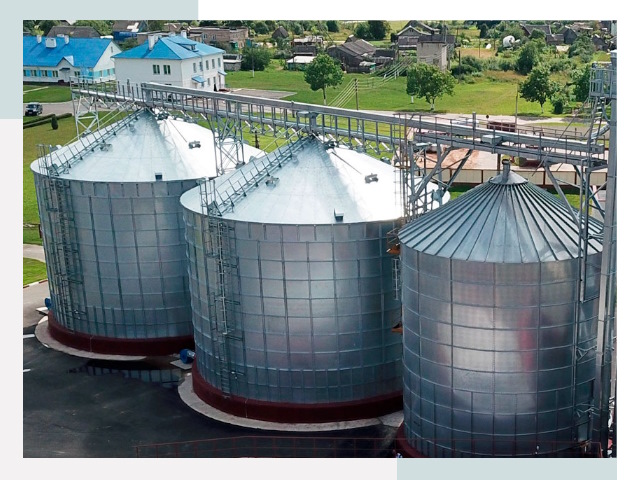 Металлические силосы в Курске