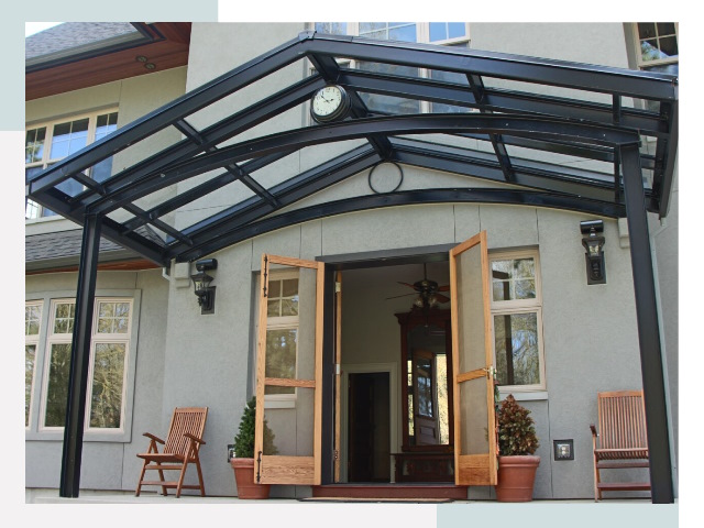 Козырьки металлические в Курске