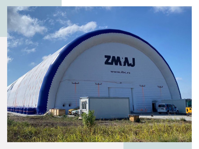 Брендирование ангаров в Курске