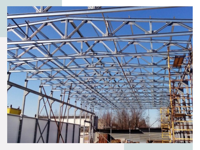 Металлокаркасы для складов в Курске