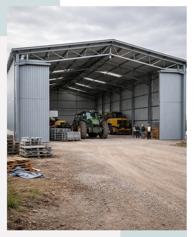 Ангары для сельхозтехники в Курске от 20848 р. | СтальСтрой-Кус