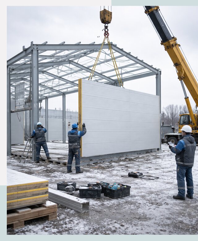 Строительство холодильных складов под ключ в Курске