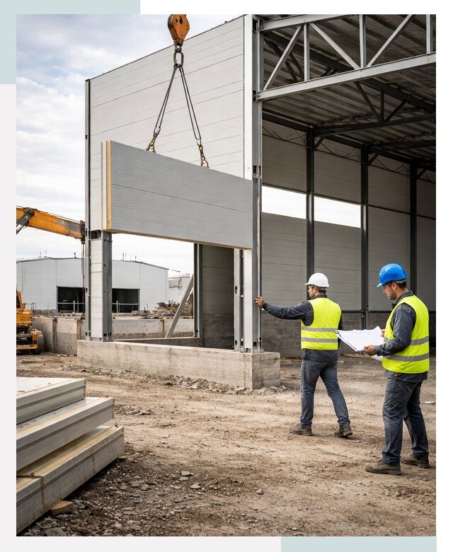 Склад из сэндвич панелей под ключ в Курске от 9903 р. | СтальСтрой-Кус