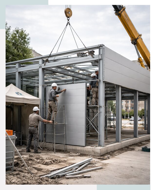 СтальСтрой-Кус: торговый павильон под ключ в Курске от 36484 р.