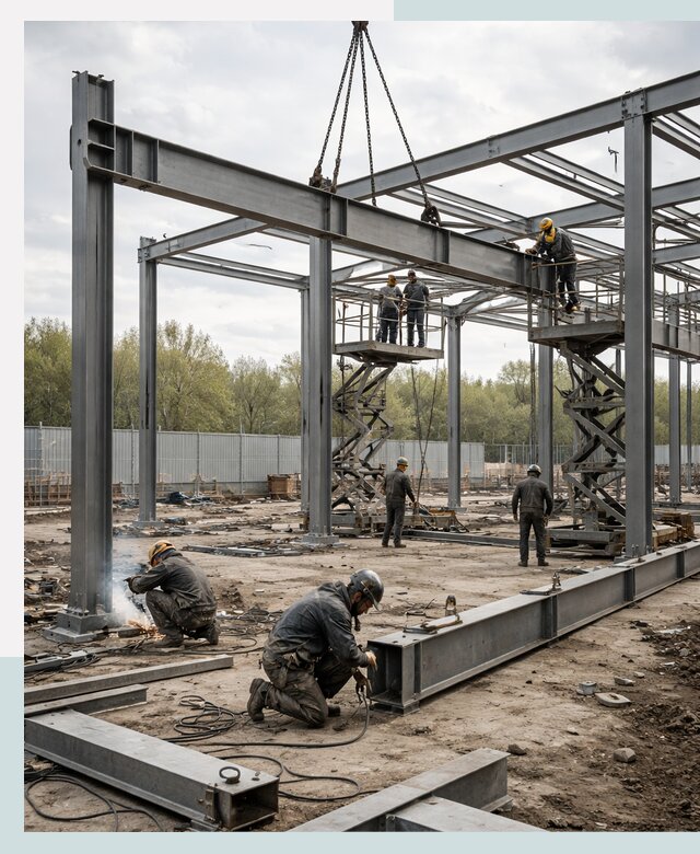 Строительство выставочных павильонов из металлоконструкций в Курске