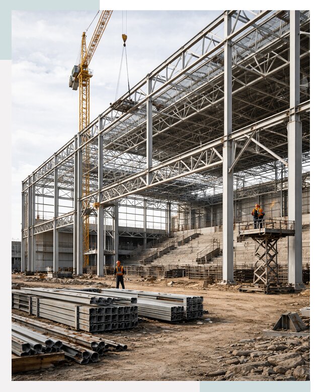 Строительство спортивных комплексов в Курске от 31272 р. | СтальСтрой-Кус